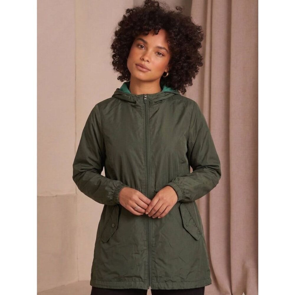 Old Navy Active Women’s S Green Hooded Lightweight Windbreaker Jacket Gorpcore